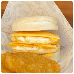 Double Cheese, Double Egg Muffin