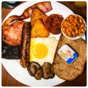 Half English Fry Up