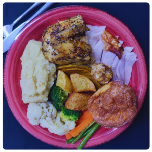 Roast Chicken (1/4) with Pork