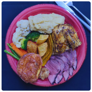 Roast Chicken (1/4) with Beef