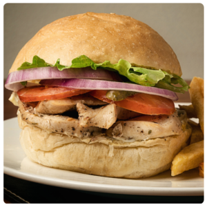 GRILLED CHICKEN BURGER