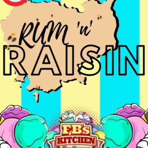 RUM AND RAISIN ICE CREAM
