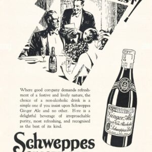 SCHWEPPES DRY GINGER ALE