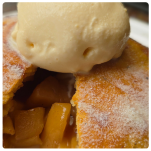 APPLE PIE WITH ICE-CREAM
